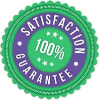 100% satisfaction guarantee
